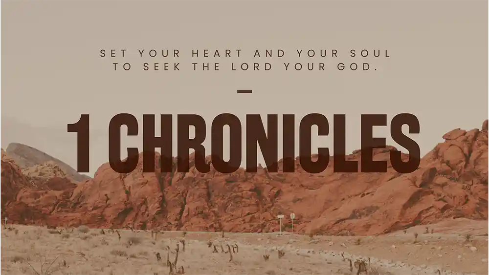 1 Chronicles - Sermon Series Graphics by Ministry Voice 