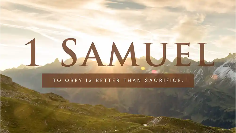 1 Samuela — Grafika serii kazań autorstwa Ministry Voice