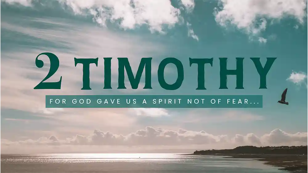 2 Тимофею — графика из серии проповедей от Ministry Voice