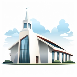 Church Building 6 - Church Clip art by Ministry Voice