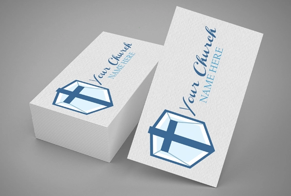 Free church logo - Shield of Faith theme