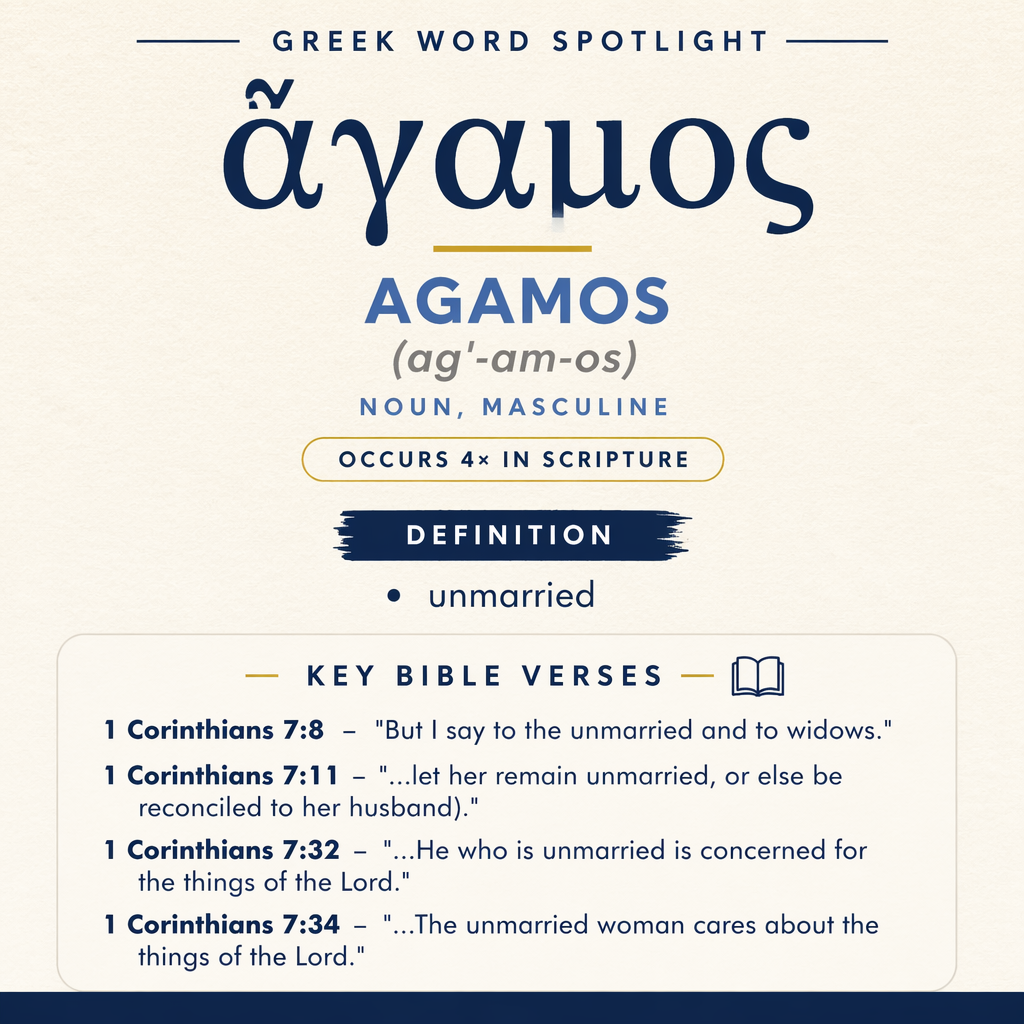Understanding the Significance of Agamos in Greek statistics