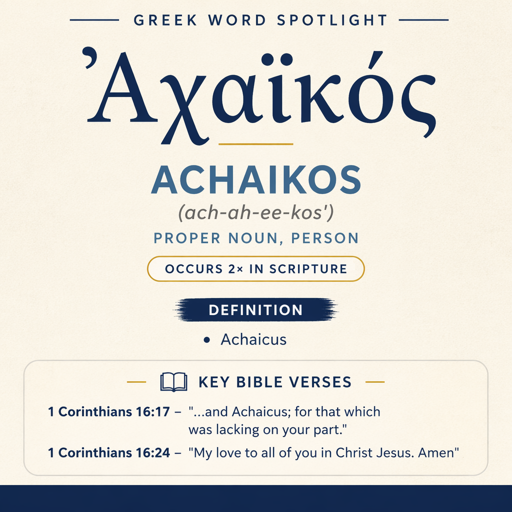 Exploring the Meaning of Achaikos in Greek statistics