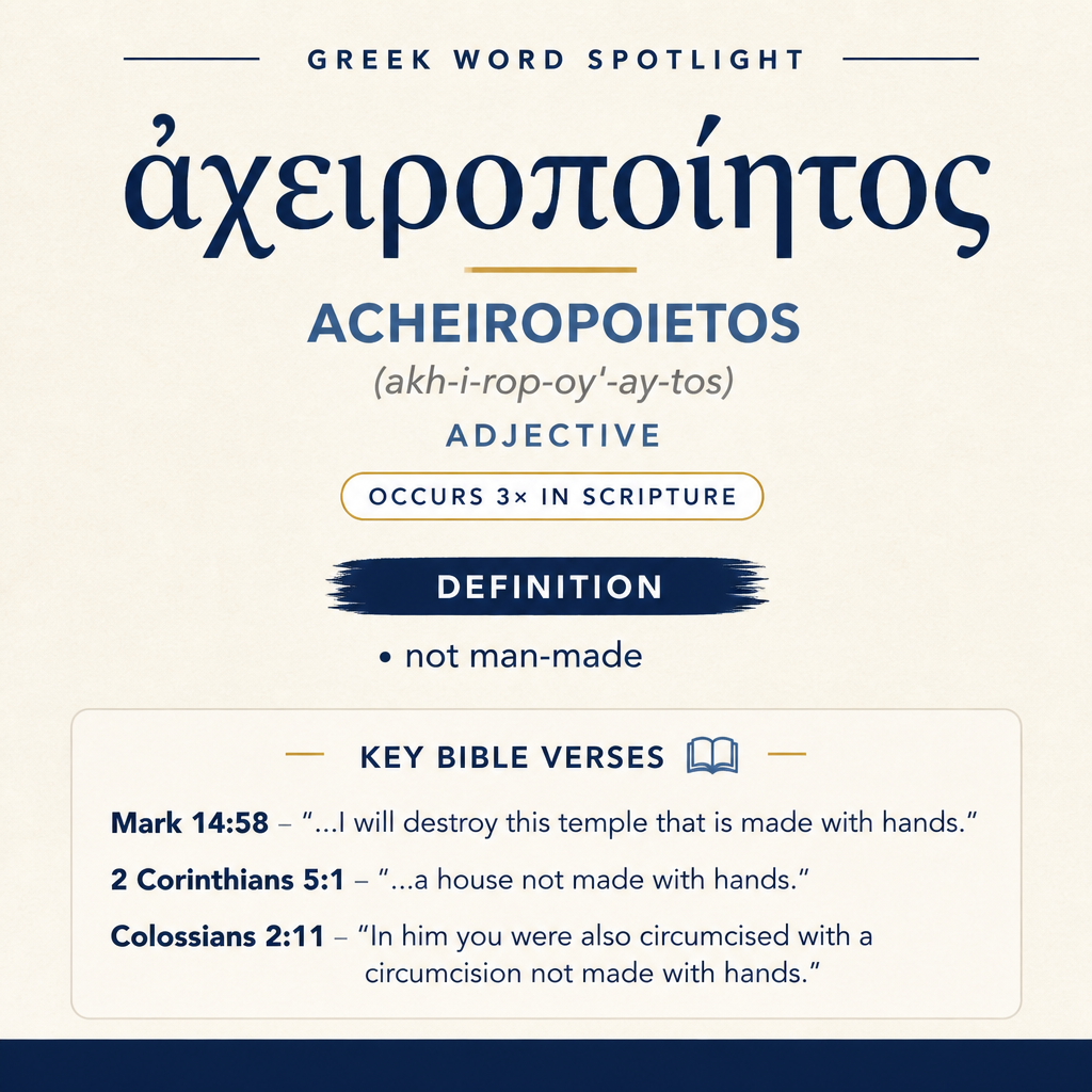 Exploring the Meaning of Acheiropoietos in Greek statistics