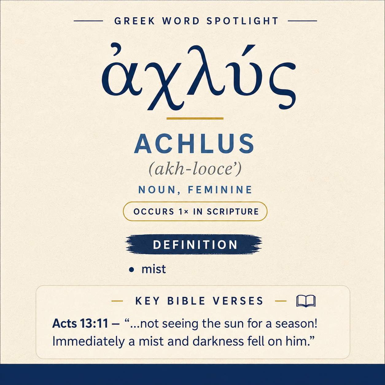 Exploring the Meaning of Achlus in Greek statistics
