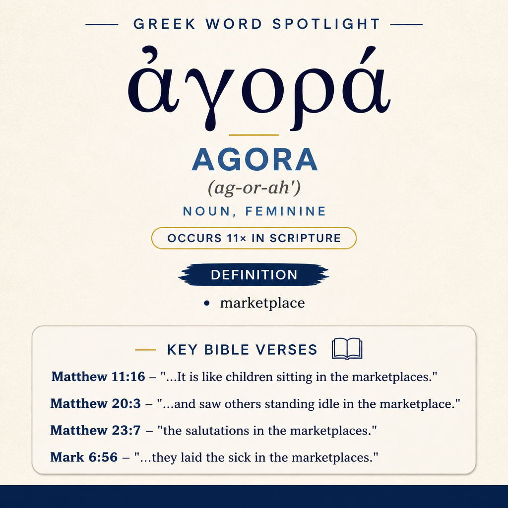 Exploring the Meaning of Agora in Greek statistics