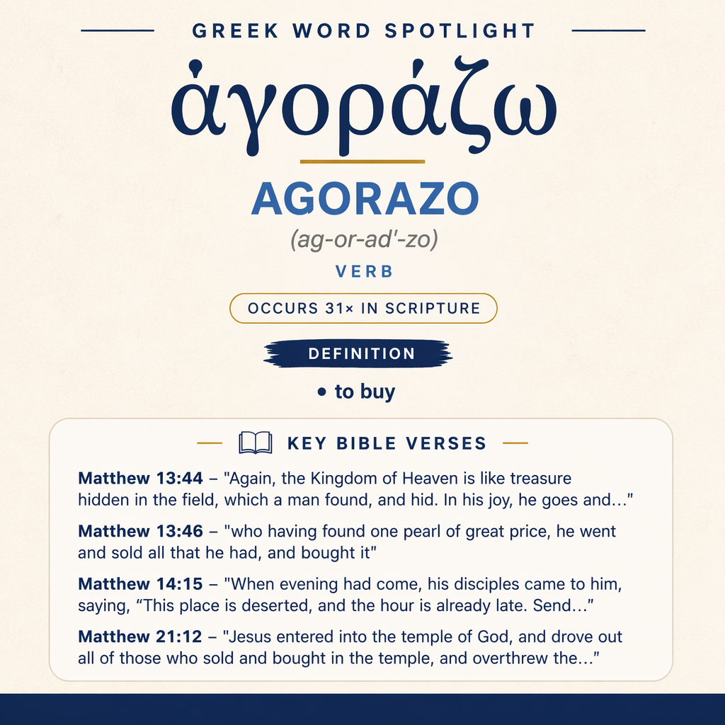 Exploring the Meaning of Agorazo in Greek statistics