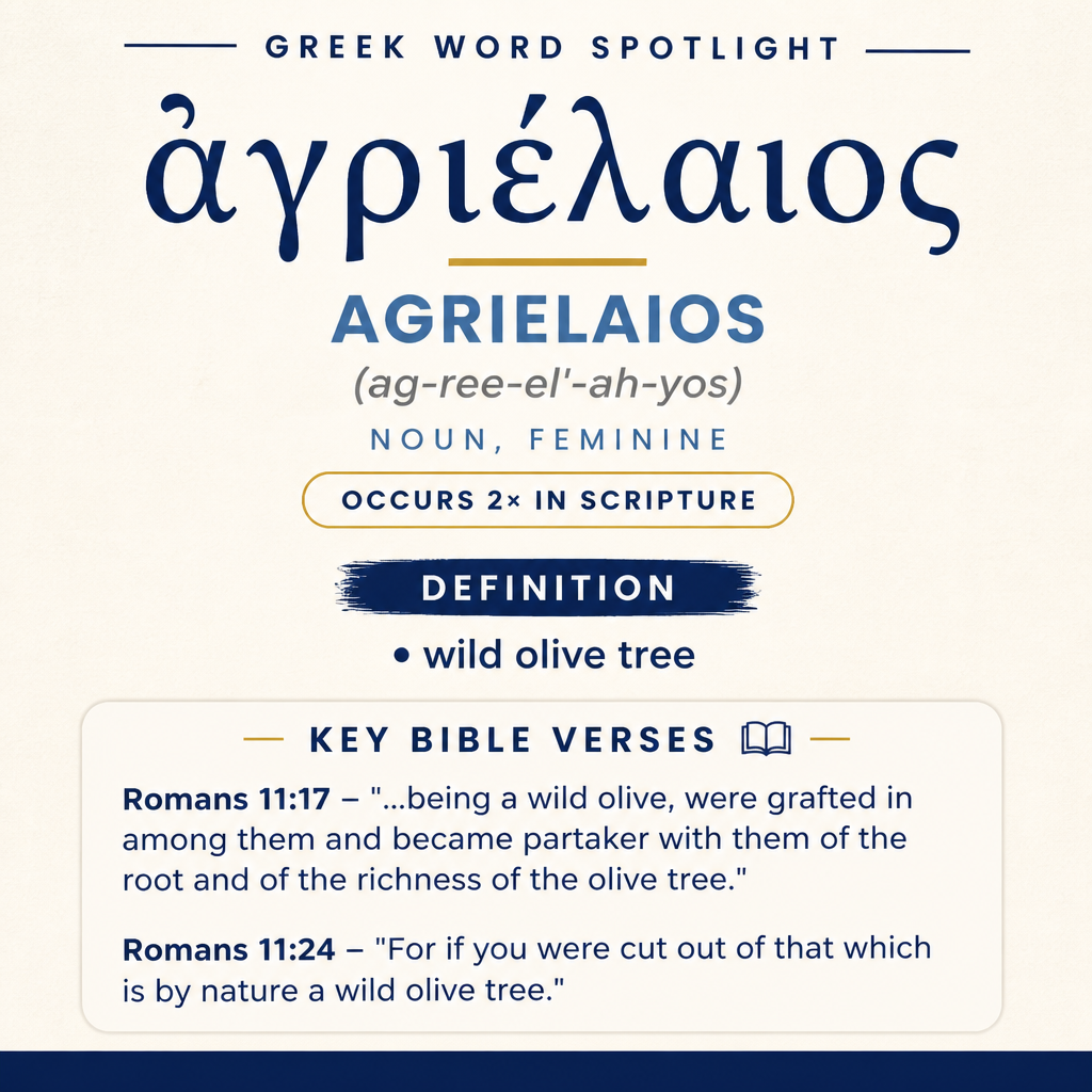 Exploring the Meaning of Agrielaios in Greek statistics