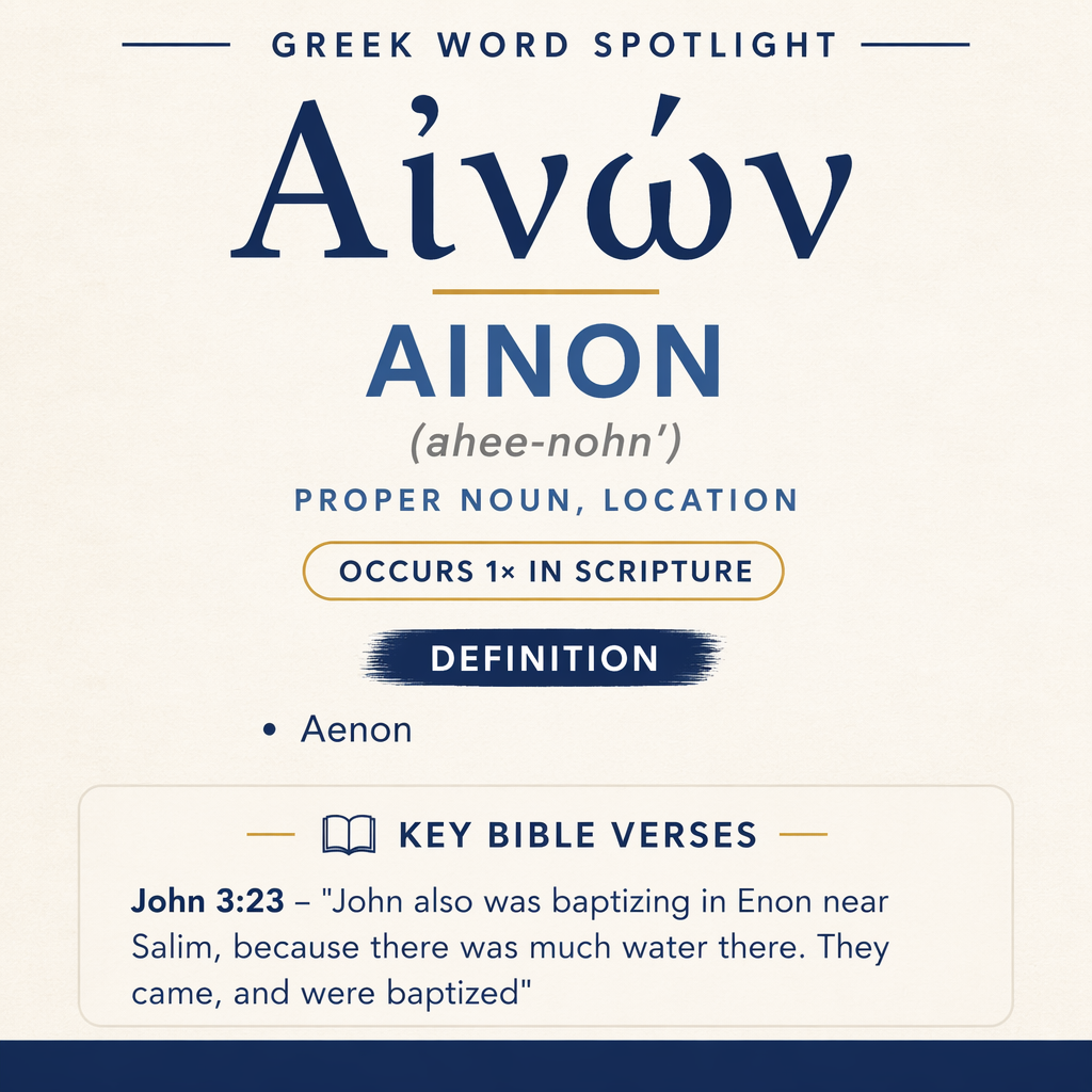 Exploring the Meaning of Ainon in Greek statistics