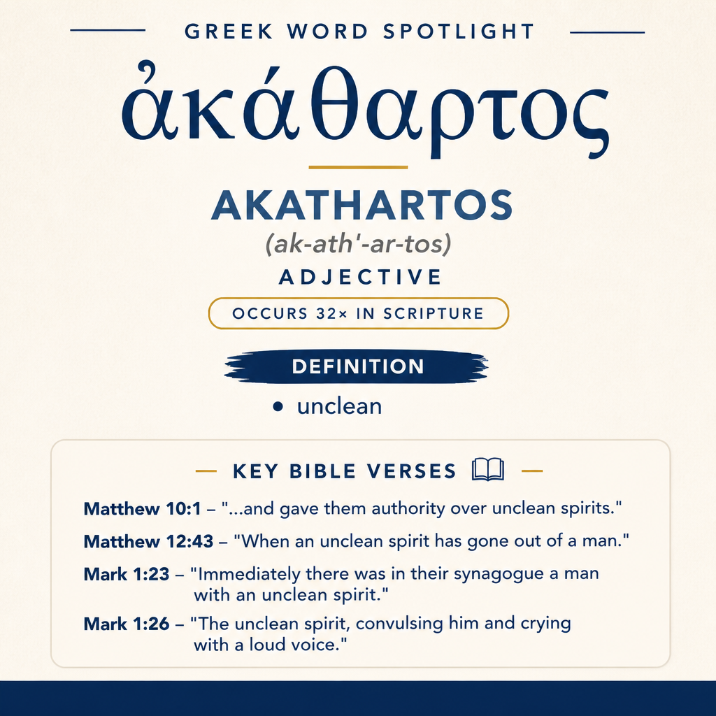 Exploring the Meaning of Akathartos in Greek statistics