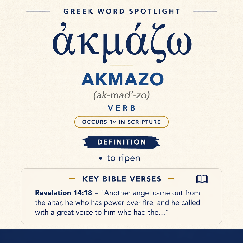 Exploring the Meaning of Akmazo in Greek statistics