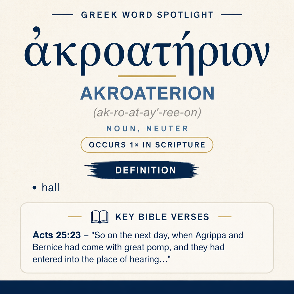Exploring the Meaning of Akroaterion in Greek statistics