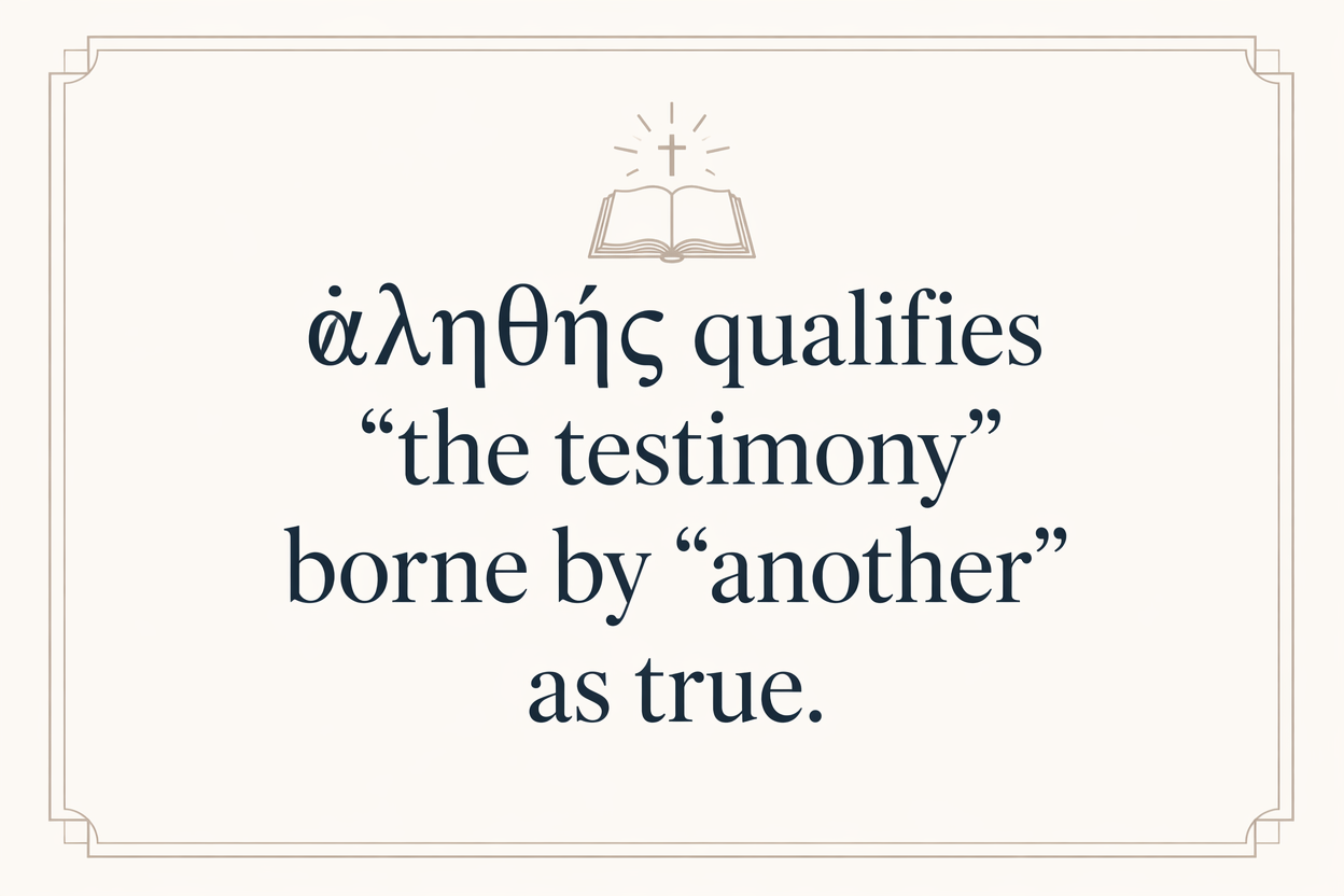 Key insight about Exploring the Meaning of Alethes in Greek