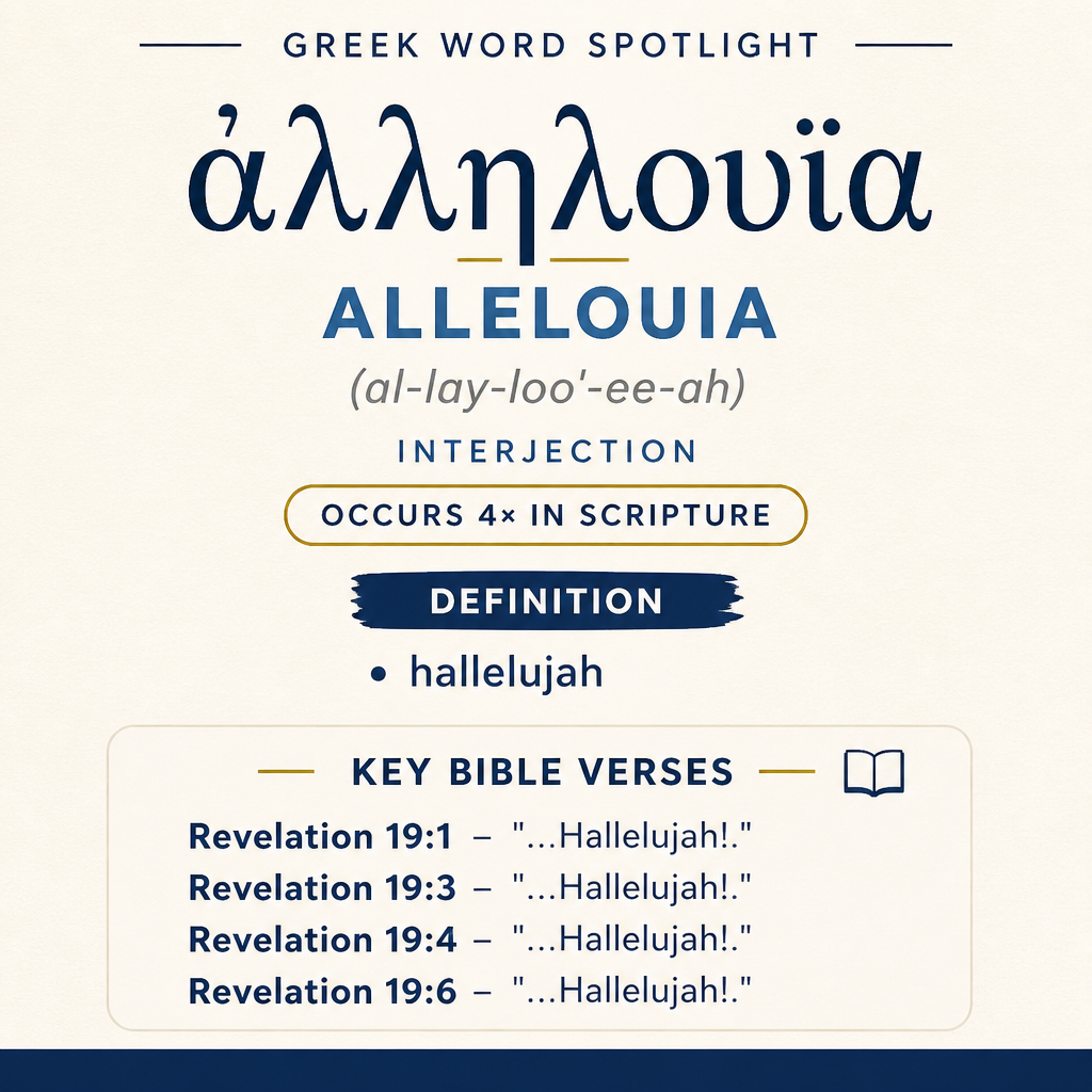 Exploring the Meaning of Allelouia in Greek statistics