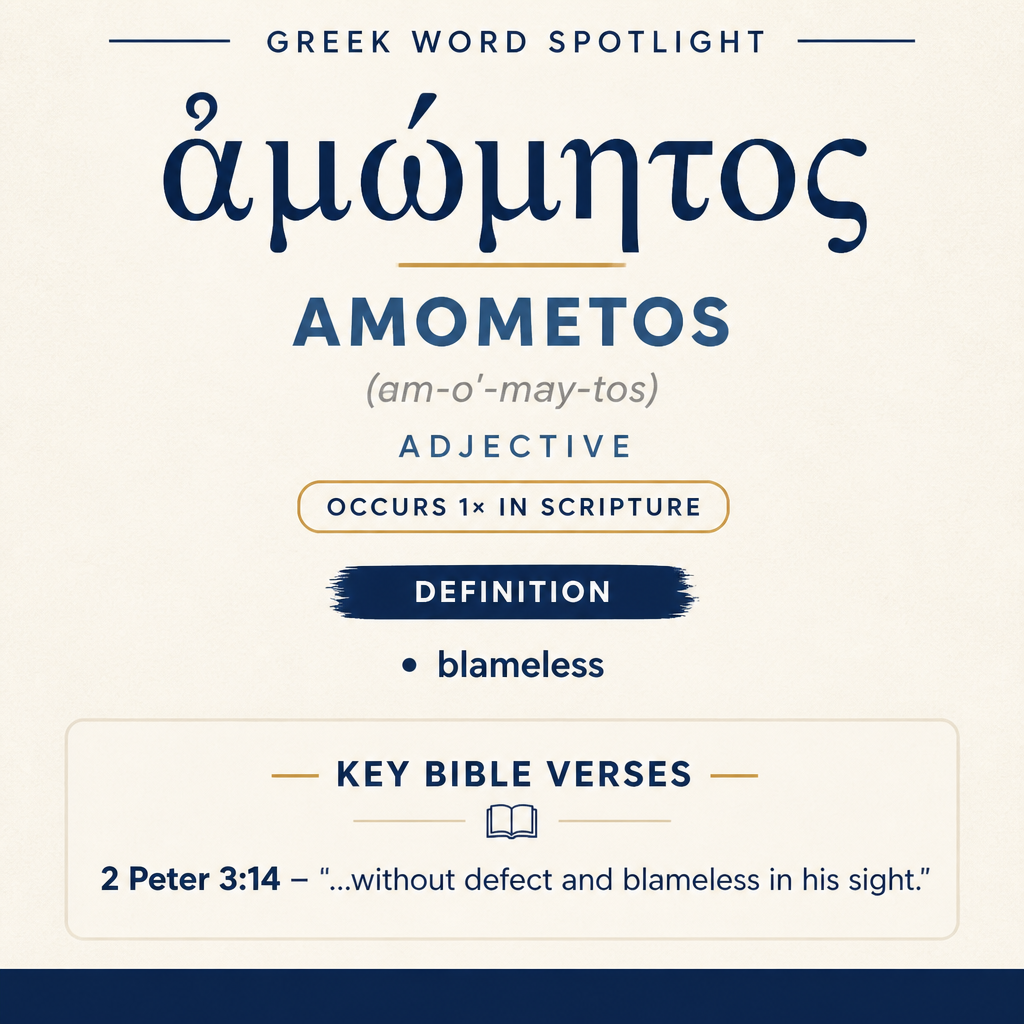 Exploring the Meaning of Amometos in Greek statistics