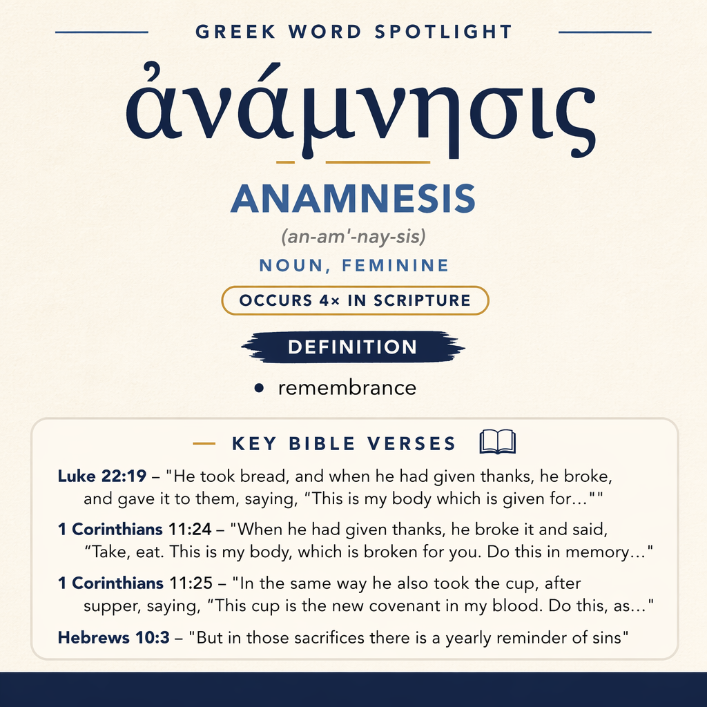 Exploring the Meaning of Anamnesis in Greek statistics