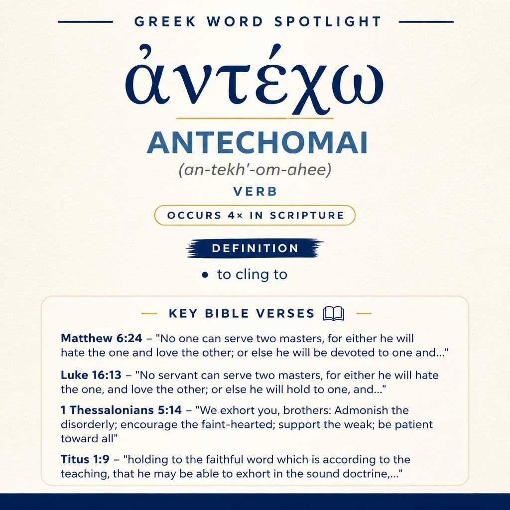 Exploring the Meaning of Antechomai in Greek statistics