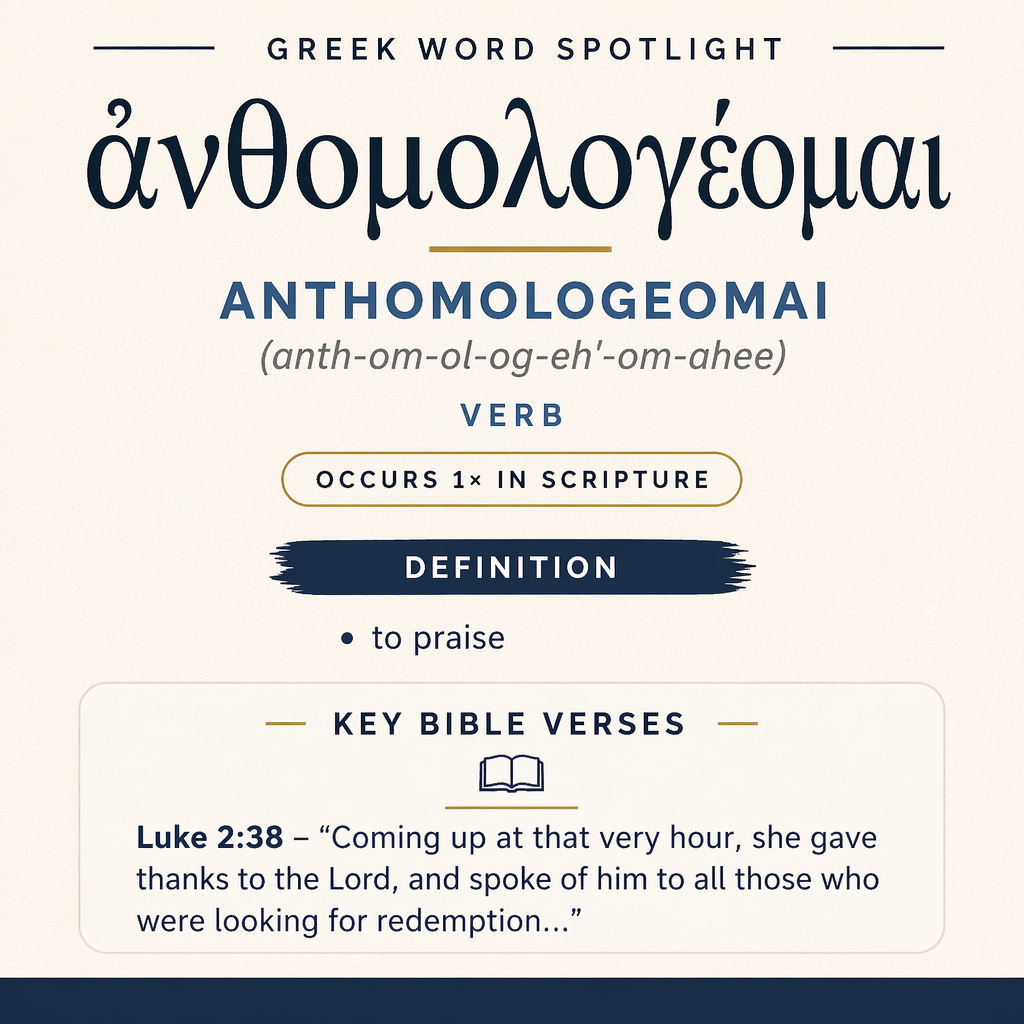 Exploring the Meaning of Anthomologeomai in Greek statistics