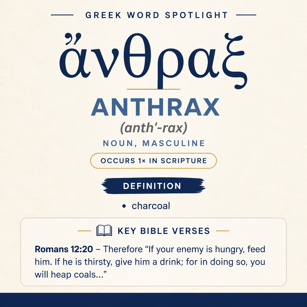 Exploring the Meaning of Anthrax in Greek statistics