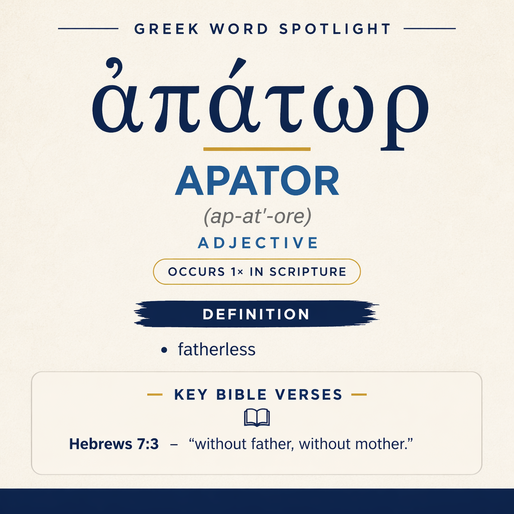Exploring the Meaning of Apator in Greek statistics