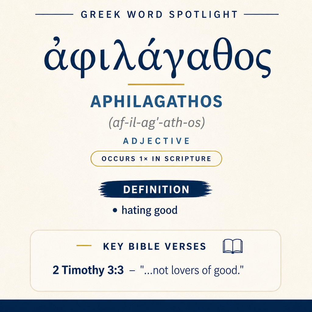 Exploring the Meaning of Aphilagathos in Greek statistics