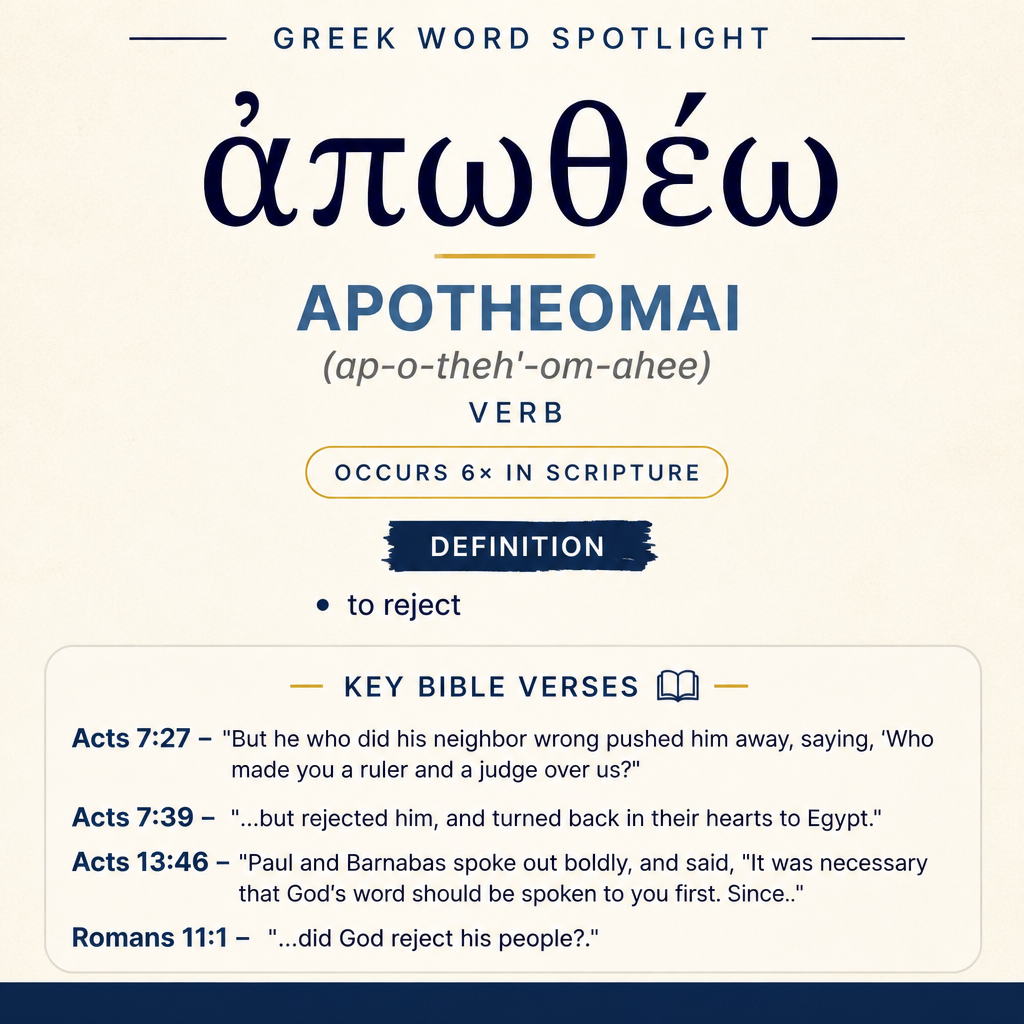 Exploring the Meaning of Apotheomai in Greek statistics