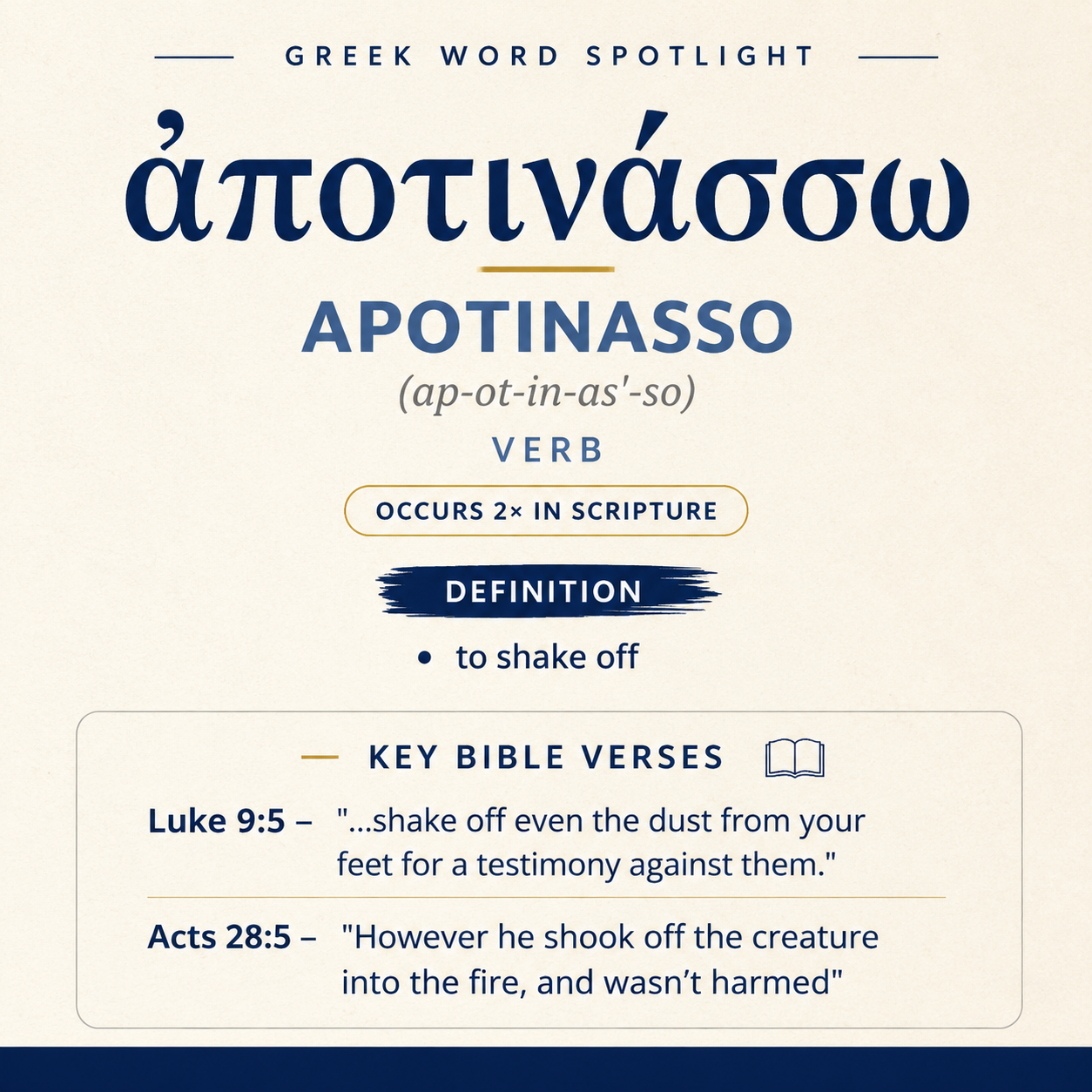 Exploring the Meaning of Apotinasso in Greek statistics