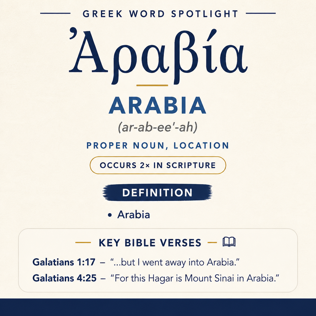 Exploring the Meaning of Arabia in Greek statistics