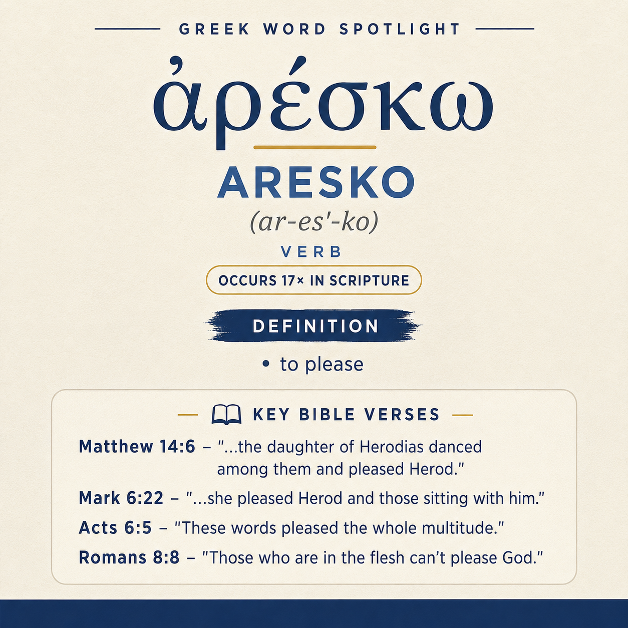 Exploring the Meaning of Aresko in Greek statistics