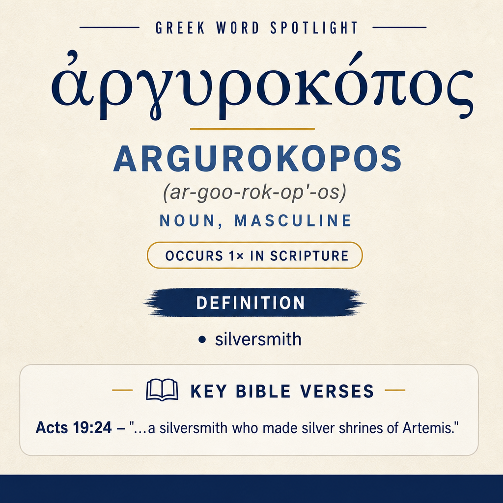 Exploring the Meaning of Argurokopos in Greek statistics