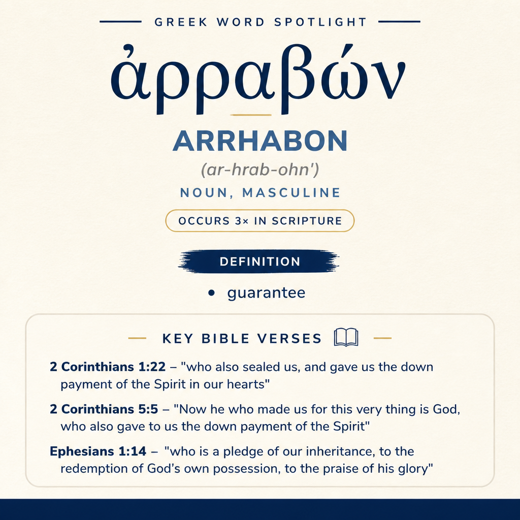 Exploring the Meaning of Arrhabon in Greek statistics
