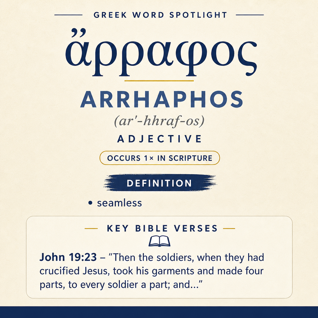 Exploring the Meaning of Arrhaphos in Greek statistics