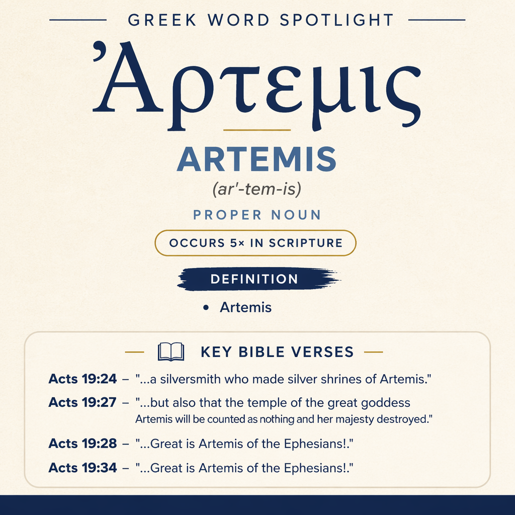 Exploring the Meaning of Artemis in Greek statistics