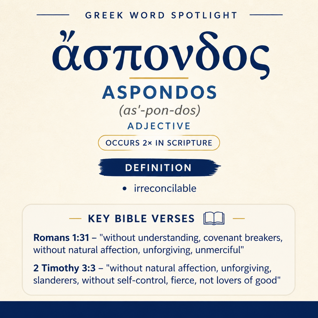 Exploring the Meaning of Aspondos in Greek statistics