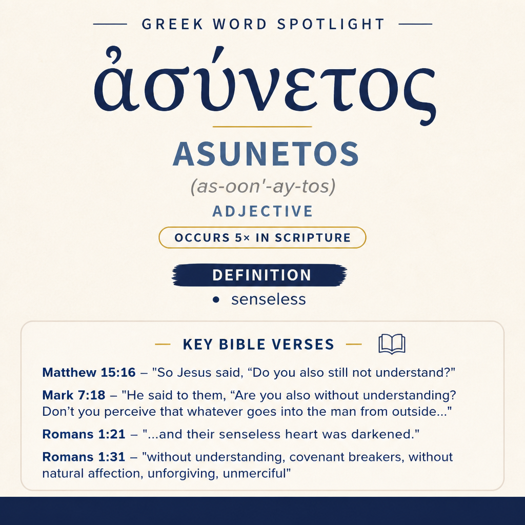 Exploring the Meaning of Asunetos in Greek statistics