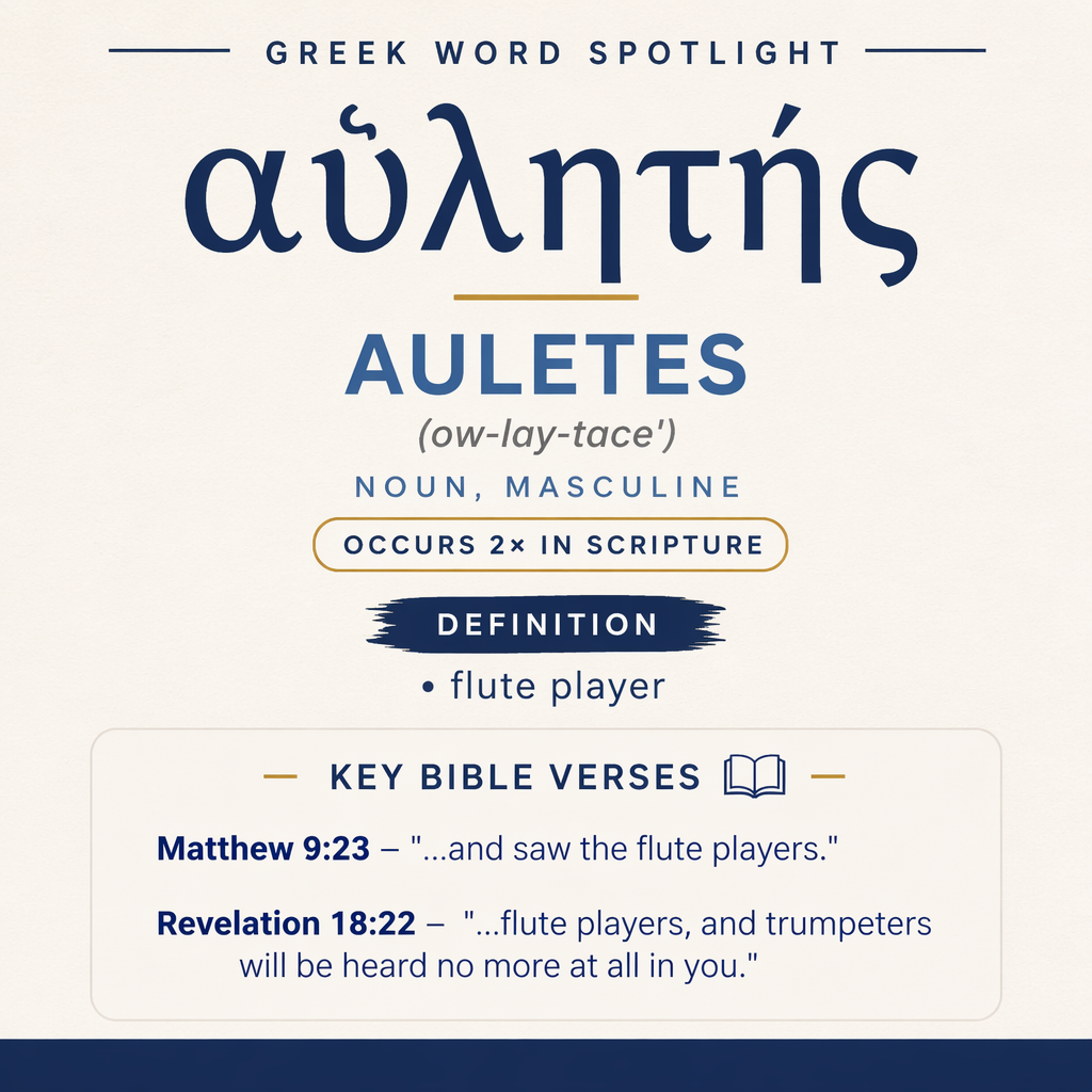 Exploring the Meaning of Auletes in Greek statistics