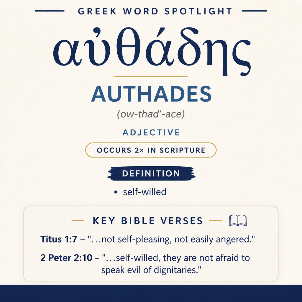 Exploring the Meaning of Authades in Greek statistics