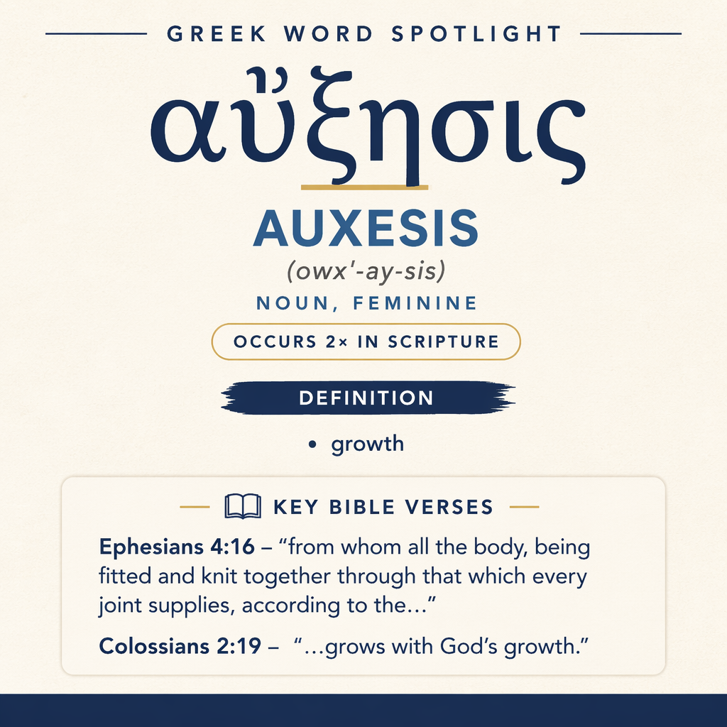 Exploring the Meaning of Auxesis in Greek statistics