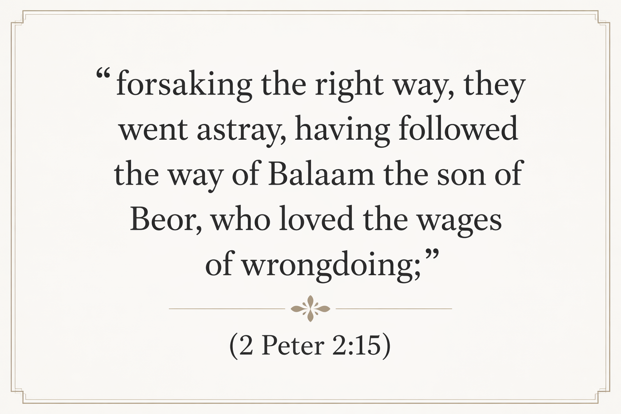 Key insight about Exploring the Meaning of Balaam in Greek