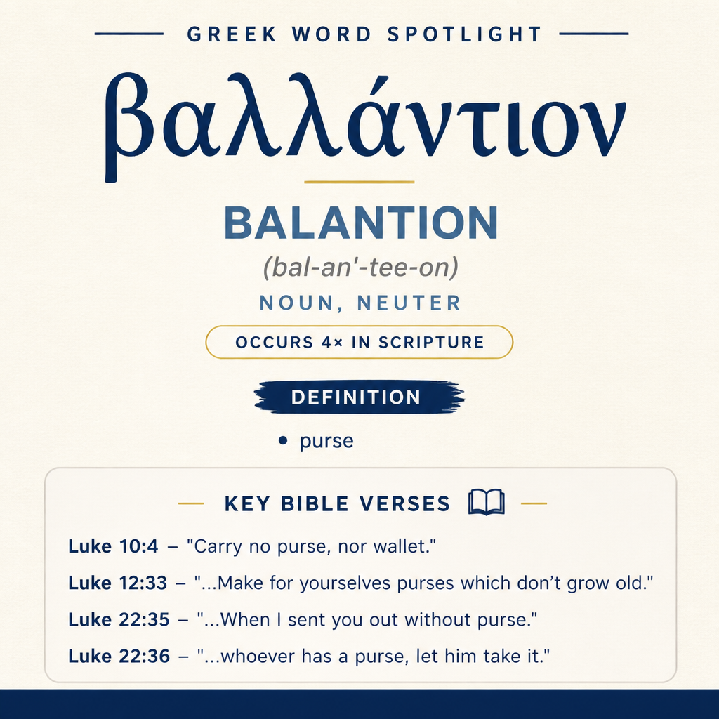 Exploring the Meaning of Balantion in Greek statistics