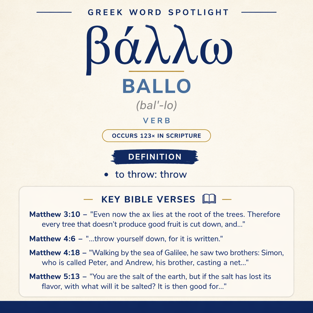 Exploring the Meaning of Ballo in Greek statistics