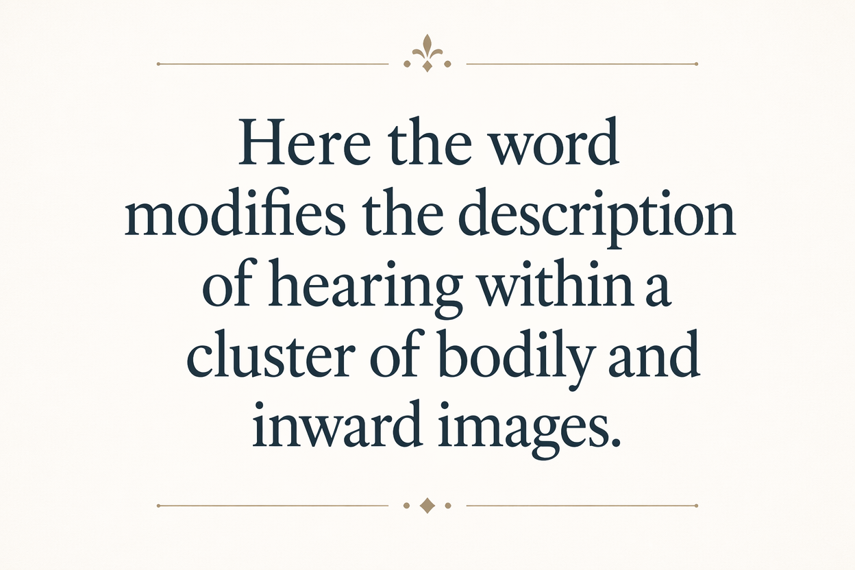 Key insight about Exploring the Meaning of Bareos in Greek