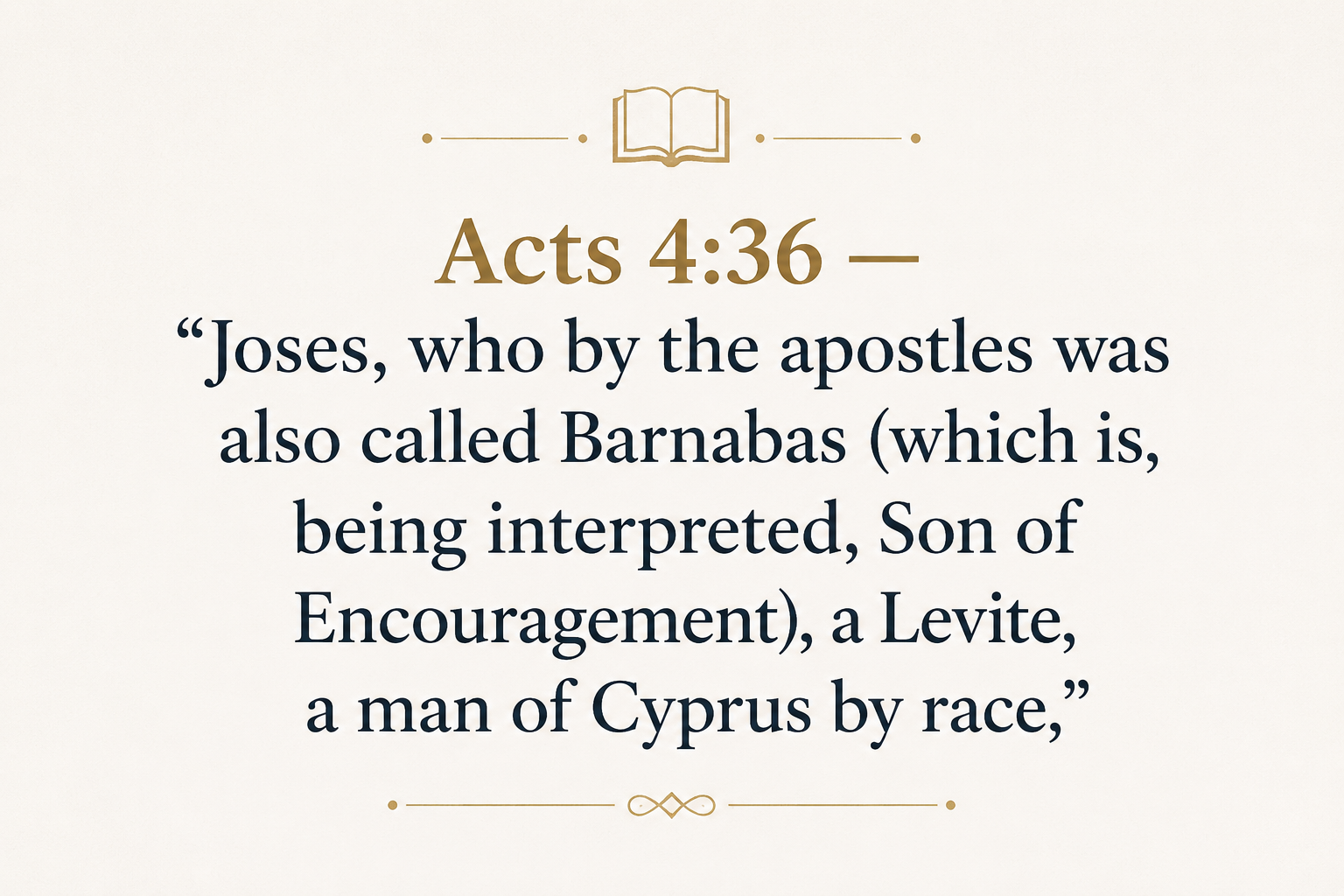 Key insight about Exploring the Meaning of Barnabas in Greek