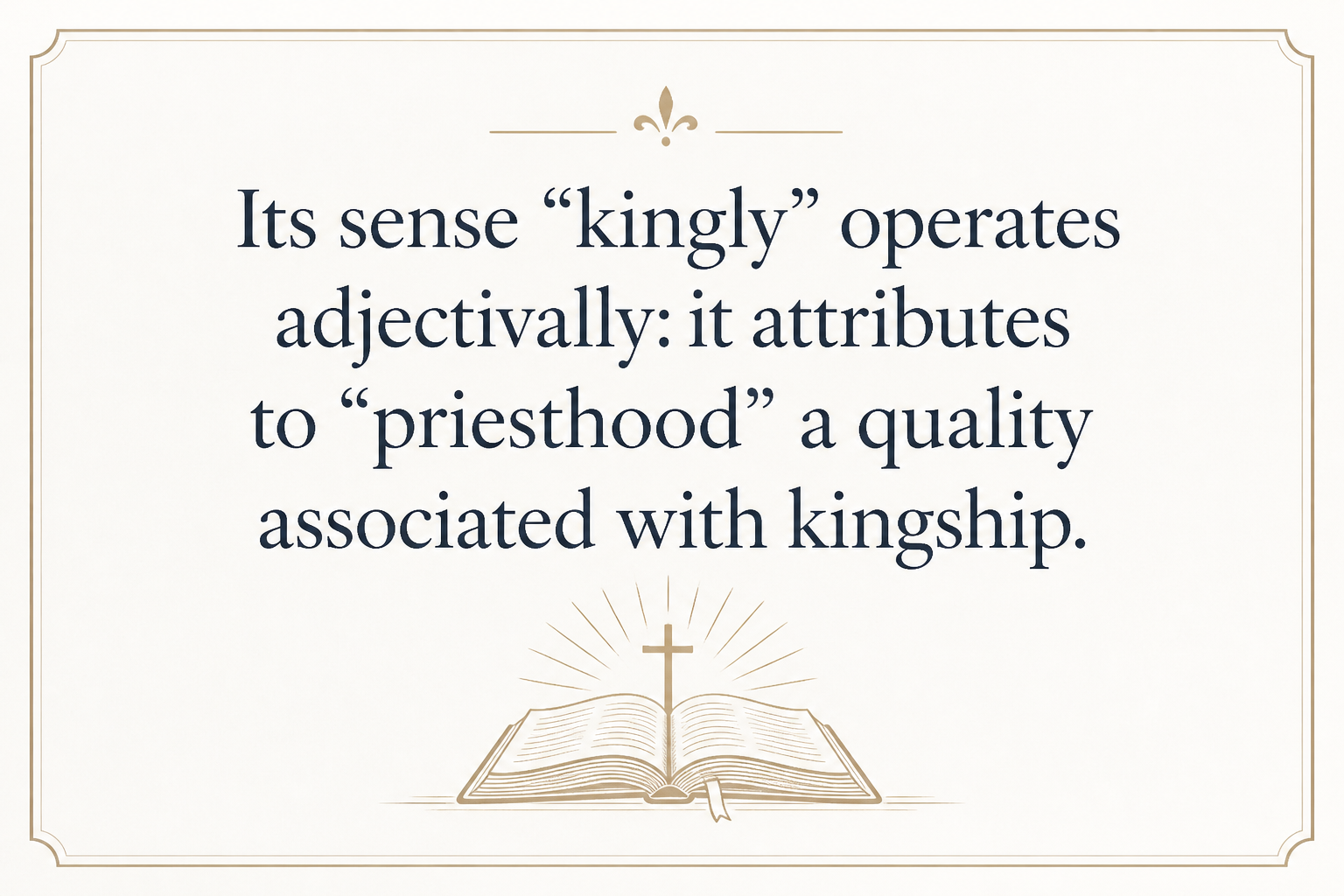 Key insight about Exploring the Meaning of Basileios in Greek