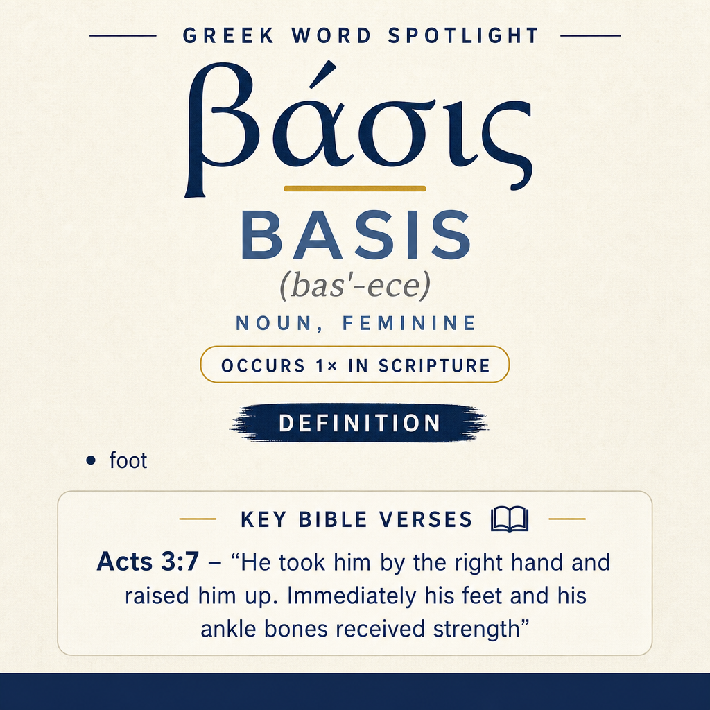 Exploring the Meaning of Basis in Greek statistics