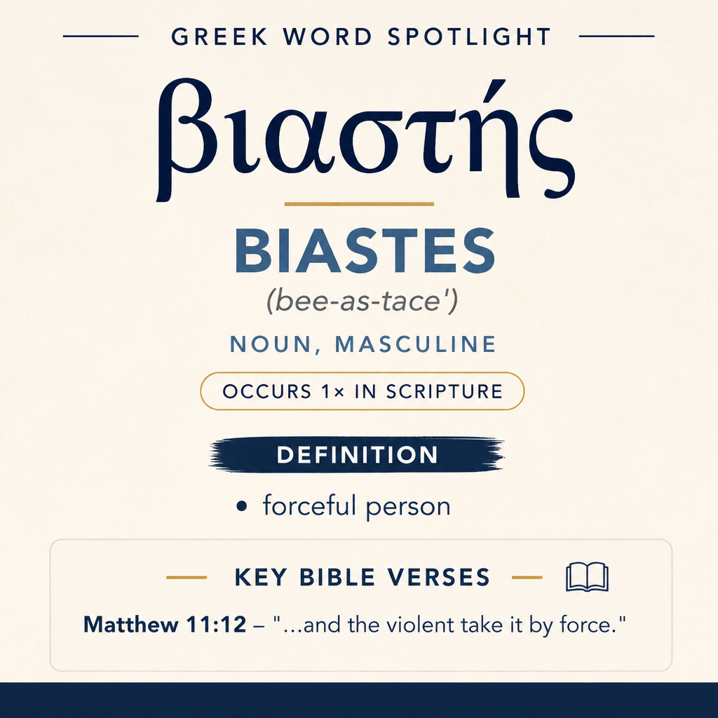 Exploring the Meaning of Biastes in Greek statistics