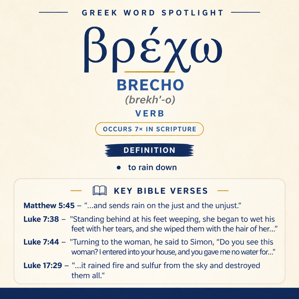 Exploring the Meaning of Brecho in Greek statistics