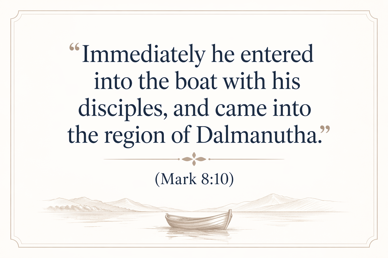 Key insight about Exploring the Meaning of Dalmanoutha in Greek