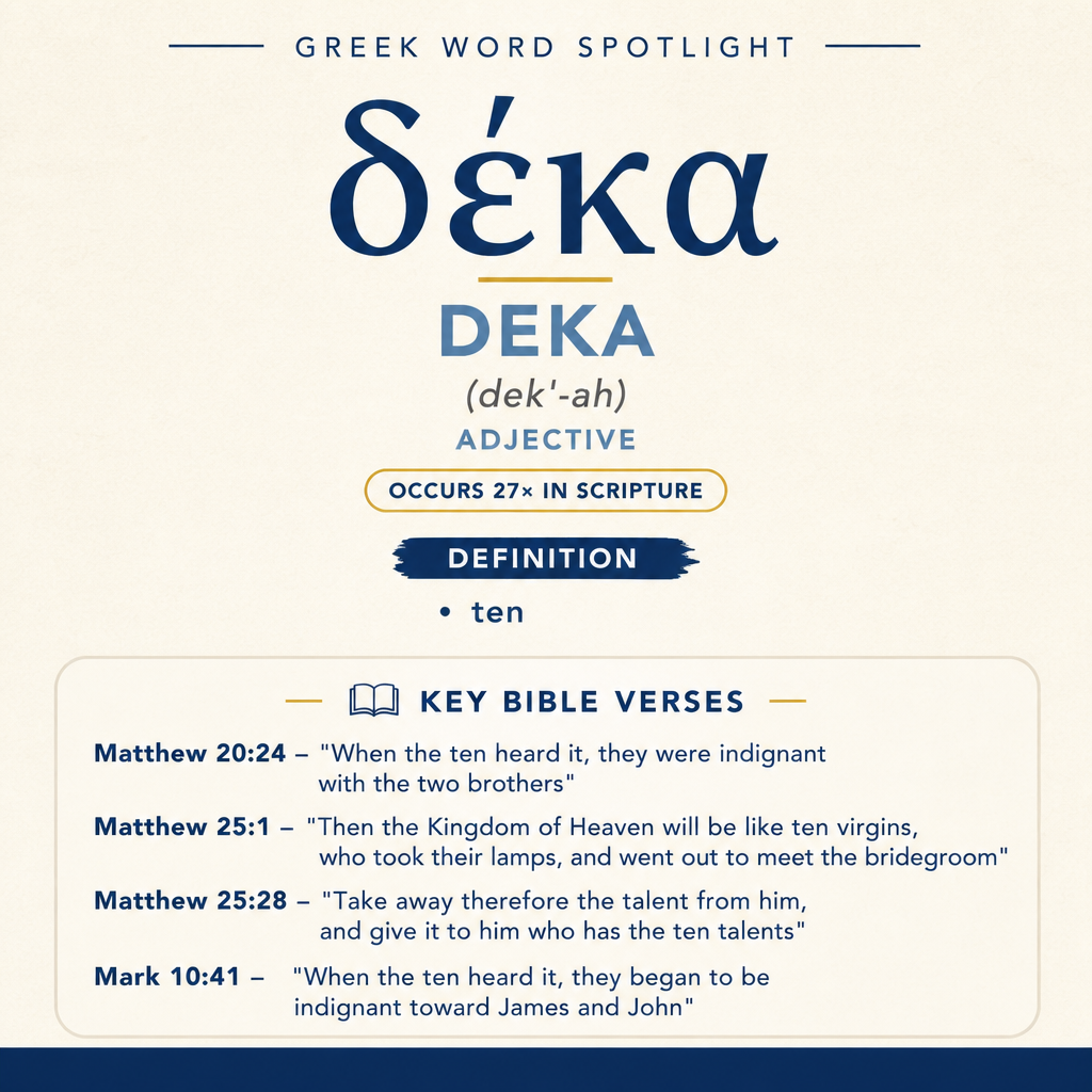 Exploring the Meaning of Deka in Greek statistics
