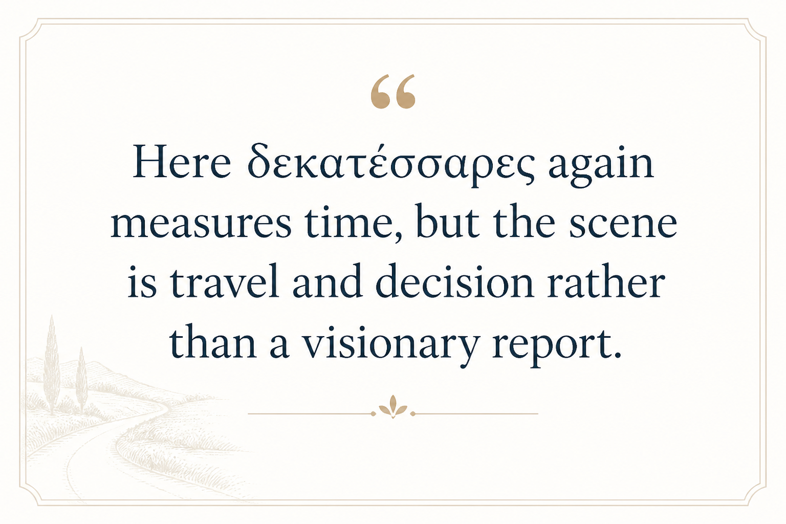 Key insight about Exploring the Meaning of Dekatessares in Greek